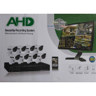IP Stebėjimo vaizdo kameros AHD 5G 8vnt su įrašymu į kietajį diską ir stebėjimu online