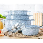 8 dalių keramikos ir marmuro puodų rinkinys ZILNER ZL-7078