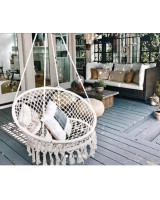 Pakabinamos sūpynės hamakas su atlošu