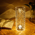 Deimantinė kristalinė LED lempa valdoma lietimu arba pulteliu