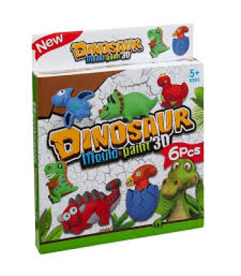Kūrybinis žaidimas - Susikurk savo dinozauro šaldytuvo magnetuką 3D