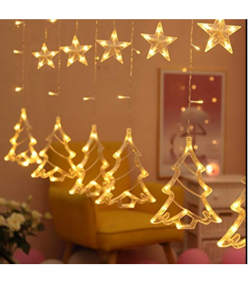 Kalėdinė LED dekoracija - girlianda Eglutės 