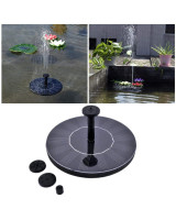 Pluduriuojantis sodo fontanas maitinamas saulės energija