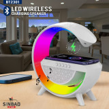 G formos 3in1 garso kolonėlė su RGB apšvietimu ir belaidžiu įkrovimu