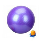 Violetinis gimnastikos kamuolys su pompa 65 cm