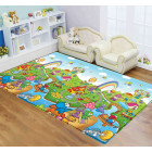 Vaikiški žaidimų kilimėliai 180x180 cm su apsaugine folija nepraleidžiančia šalčio ir drėgmės