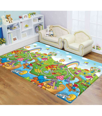 Vaikiški žaidimų kilimėliai 150x180 cm su apsaugine folija nepraleidžiančia šalčio ir drėgmės