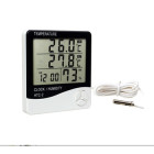Laikrodis su vidaus ir lauko termometru HTC-2