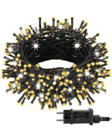 300 LED FLASH Kalėdinės girliandos 24m su 31V adapteriu 
