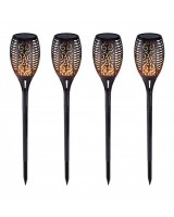 Saulės sodo LED šviestuvas - 4 vnt. komplektas