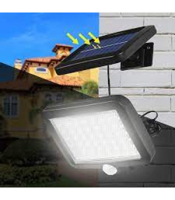Lauko šviestuvas su saulės baterija 10COB LED su judesio davikliu ir pulteliu