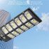 LED lešinis gatvės šviestuvas su saulės kolektoriumi ir valdymo pultu W789A-6