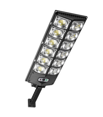 LED lešinis gatvės šviestuvas su saulės kolektoriumi ir valdymo pultu W789A-6