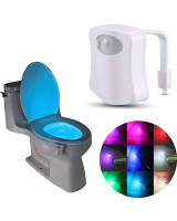 LED naktinė tualeto lempa su judesio jutikliu