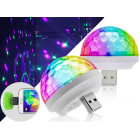 Mini USB led disko lemputė reaguojanti i muzikos ritmą K868