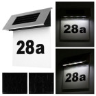 Namo numeris su LED apšvietimu SOLAR HOUSE