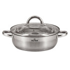 Nerudijančio plieno puodas su dangčiu 6.0L 28cm ZILNER ZL-7405