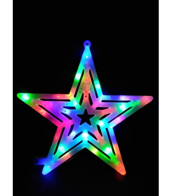 LED lango dekoracija - Žvaigždė