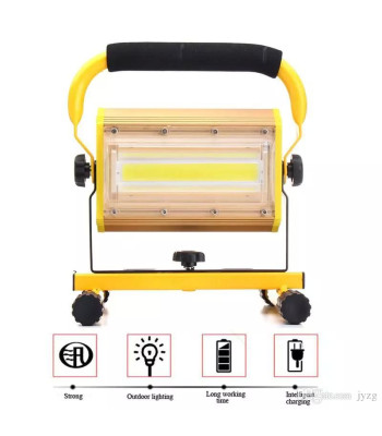 Pastatomas, pakraunamas prožektorius 30w su vientisu COB LED Flood Light-906