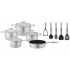 16 dalių nerūdijančio plieno puodų rinkinys su keptuve ir virtuvės įrankiais, ZWILLENTOFF ZT-33252
