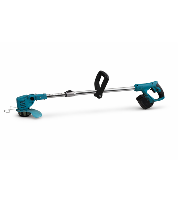 Akumuliatorinė žoliapjovė – trimeris su dviem 6.0Ah akumuliatoriais ir teleskopiniu kotu MEISTER MS-900