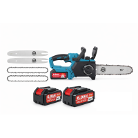 Akumuliatorinis grandininis pjūklas su dviem 16'' (40 cm) šinomis, 1200 W, MEISTER MS-772