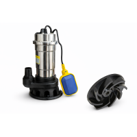 Drenažinis - fekalinis vandens siurblys su smulkintuvu ir plūde 4150W STAR ROXER SR-4026