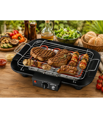 Elektrinis grilis BBQ 2000 W su termostatu, 4766