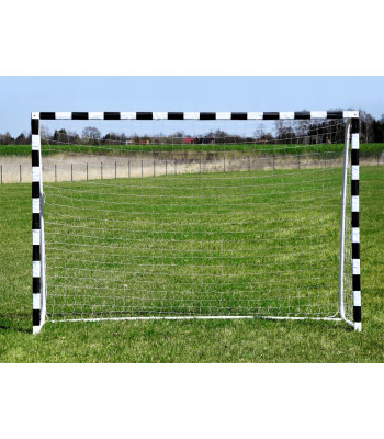 Metaliniai futbolo vartai su transportavimo krepšiu, 300x200x90cm, balta/juoda