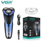 Įkraunama barzdos skutimosi mašinėlė su išmaniuoju LED ekranu, VGR V-306