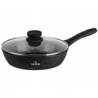 Keptuvė su marmuro nepridegančia danga ir dangčiu 28 cm, ZILNER ZL-7717