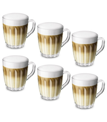 Puodukų stikl. 250ml rink. 6vnt MIRA
