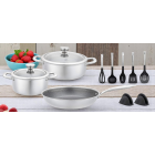 Nerūdijančio plieno puodų rinkinys su virtuvės įrankiais 12 dalių, ZWILLENTOFF ZT-34331