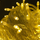 500 LED girlianda su skaidriu silikoniniu laidu ir 8 režimais, 38 m