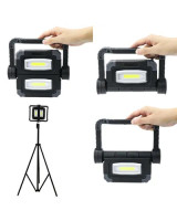 Sulankstomas darbo LED šviestuvas 2x10W su stovu FM172/21