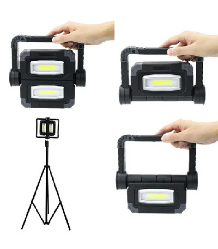 Sulankstomas darbo LED šviestuvas 2x10W su stovu FM172/21