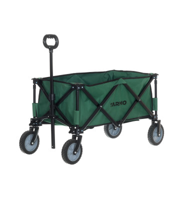 Sulankstomas transportavimo vežimėlis su pasukamais ratais, 70 kg, Tarmo