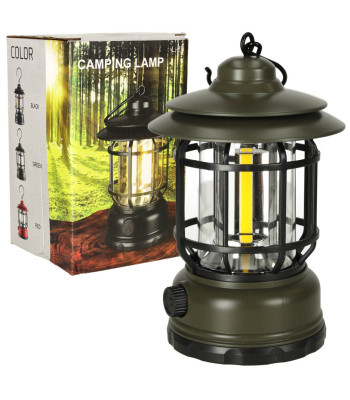 Turistinis LED žibintas pakraunamas nuo saulės S-27