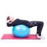 Mėlynas gimnastikos kamuolys su pompa 65 cm