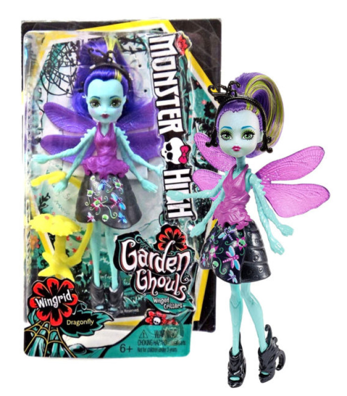 Monster High® lėlė sodo monstrė su vabaliuku FCV48