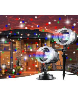 Lauko LED Kalėdinis projektorius Krentantis SNIEGAS Snow Flower