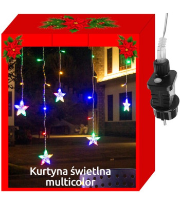 Šviesos Užuolaidos Žvaigždelės 108 LED