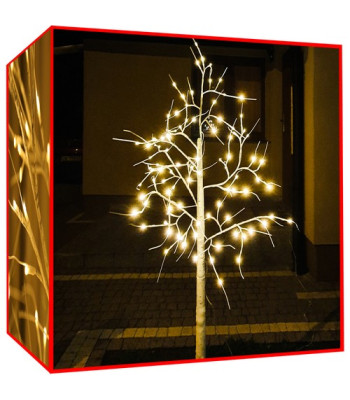 Dekoratyvinis šviečiantis beržas 180cm - LED lempos 