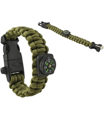 Survivalinė apyrankė 5in1