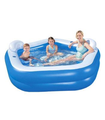 BESTWAY 54153 pripučiamas baseinas 213x207x69cm