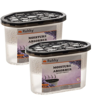 Drėgmės absorbuoklis su levandomis - 2x500ml Ruhhy 22137