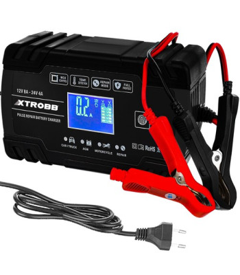 Automatinis baterijų įkroviklis 12V arba 24V