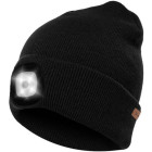 Žieminė kepurė su žibintuvėliu - juoda Trizand 22663