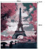 Tapyba pagal skaičius - Eifelio bokštas, 40x50cm