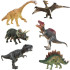 Žaislinis dinozaurų figūrėlių rinkinys su judančiomis detalėmis - 6vnt.